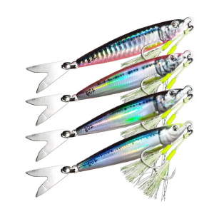 40g 78mm Metal and Silicone Long Shot Hard Bait Fishing Lure