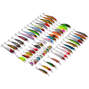56PCS Sinking Fishing Lure Set