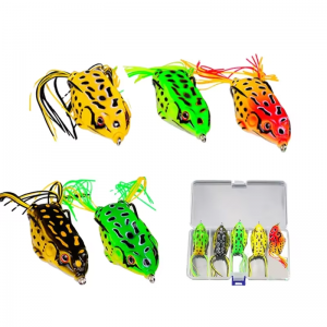 5pcs 5.8g 8g 12g Handmade Floating Soft Frog Lure