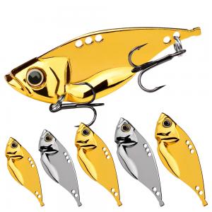 Gold/Silver Sinking VIB Lure Metal Sequins
