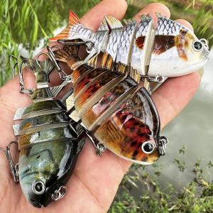 Lure Bait 6 Sections Multi-section Fish 8cm16g Bionic Plastic Hard Bait