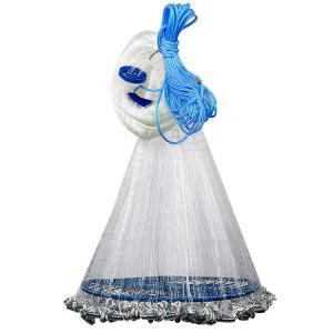 Popular White 4~12 Feet Nylon Hand Cast Net